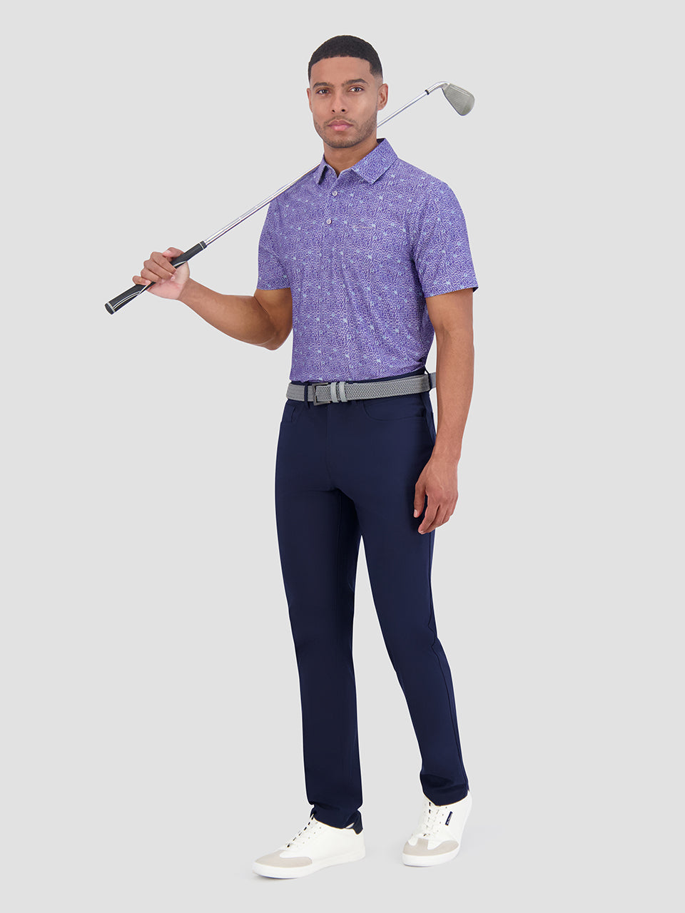 Polos Ben Sherman Broken Record Tech Jersey Sports Fit Violette | WAH-64249519